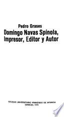 Domingo Navas Spínola, impresor, editor y autor