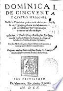 Dominical de cincuenta y quatro sermones
