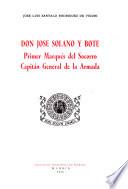 Don José Solano y Bote