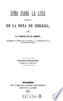 Doña Juana la Loca vindicada de la nota de herejía