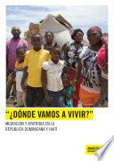 ¿ Dónde vamos a vivir ?