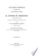 Dos cartas autógrafas é inéditas de Blanco White y El enfermo de aprehensión