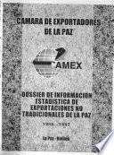 Dossier de información estadística de exportaciones no tradicionales de La Paz 1986-1997