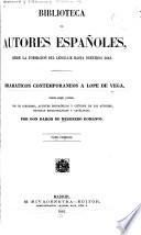 Dramaticos contemporaneos a Lope de Vega