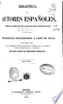 Dramáticos posteriores a Lope de Vega