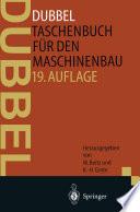 DUBBEL - Taschenbuch für den Maschinenbau
