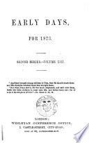 Early days; or, The Wesleyan scholar's guide