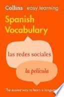 Easy Learning Spanish Vocabulary (Collins Easy Learning Spanish)