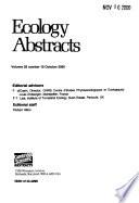 Ecology Abstracts