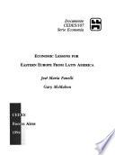 Economic lessons for Eastern Europe from Latin America