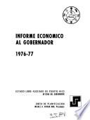 Economic report to the governor