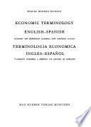 Economic Terminology, English-Spanish