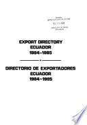 Ecuador directorio de exportadores