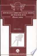 Edición crítica de Sófocles y Brecht (Talk show) de Walter Jens