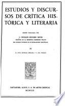 Edición nacional de las obras completas de Menéndez Pelayo: Estudios y discursos de crítica histórica y leteraria