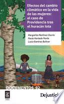 Efectos del cambio climático en la vida de las mujeres