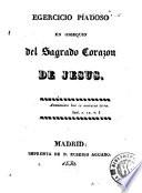 Egercicio piadoso en obsequio del Sagrado Corazon de Jesus