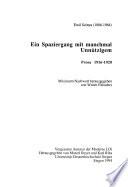 Ein Spaziergang mit manchmal Unnützigem