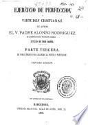 Ejercicio de perfección y virtudes cristianas