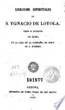 Ejercicios espirituales de S. Ygnacio de Loyola