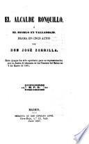 El Alcalde Ronquillo, ó, El diablo en Valladolid