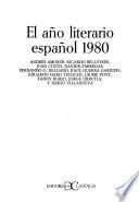 El año literario español 1980