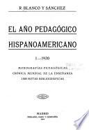 El Ano Pedagogico Hispanoamerico
