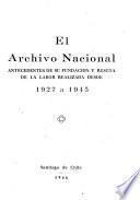 El Archivo Nacional