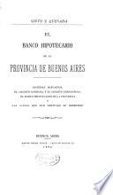 El Banco Hipotecario de la provincia de Buenos Aires