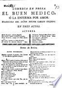El Buen Medico, Ó La Enferma Por Amor