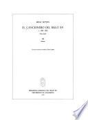 El Cancionero del siglo XV, c. 1360-1520: Indices