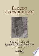 El canon neoconstitucional