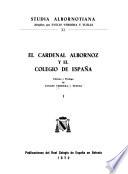 El cardenal Albornoz y el Colegio de España