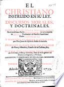 El christiano instruido en su ley