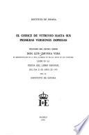 El codice de Vitruvio hasta sus primeras versiones impresas
