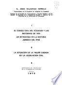 El código del Ecuador y las reformas de 1970