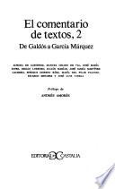 El Comentario de textos