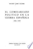 El comisariado político en la guerra española 1936-1939