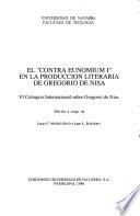 El Contra Eunomium I en la producción literaria de Gregorio de Nisa