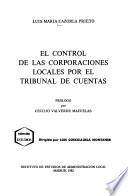 El control de las corporaciones locales por el Tribunal de Cuentas