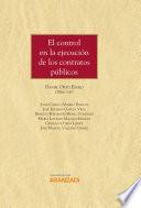 El control en la ejecución de los contratos públicos