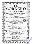 El Cordero vivo, y muerto