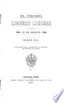 El coronel Lorenzo Lugones