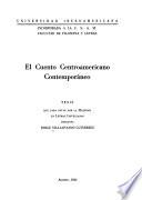 El cuento centroamericano contemporáneo