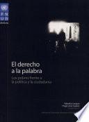 El derecho a la palabra