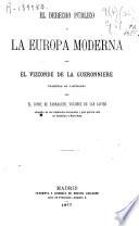 El derecho público y la Europa moderna