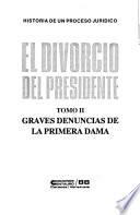 El divorcio del presidente: Graves denuncias de la Primera Dama