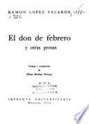 El don de febrero y otras prosas