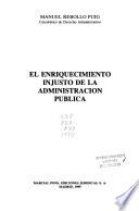 El enriquecimiento injusto de la administración pública