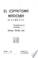 El espiritismo moderno